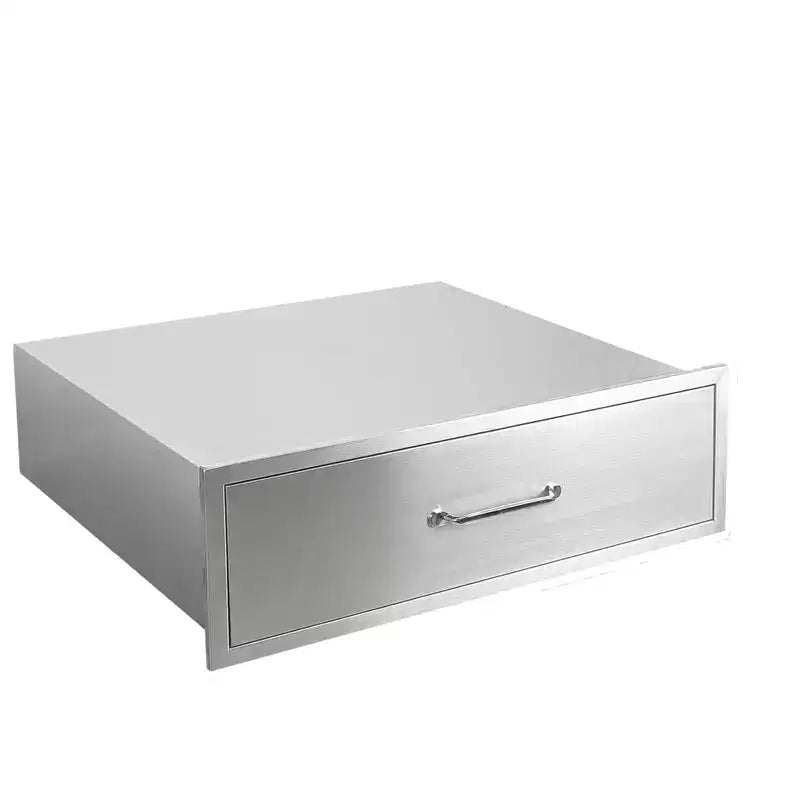 Outdoor Kitchen Drawers, Chest of Drawers, Stainless Steel BBQ Drawer, Built-in Drawer for Outdoor Kitchen BBQ Islands, Fully Assembled