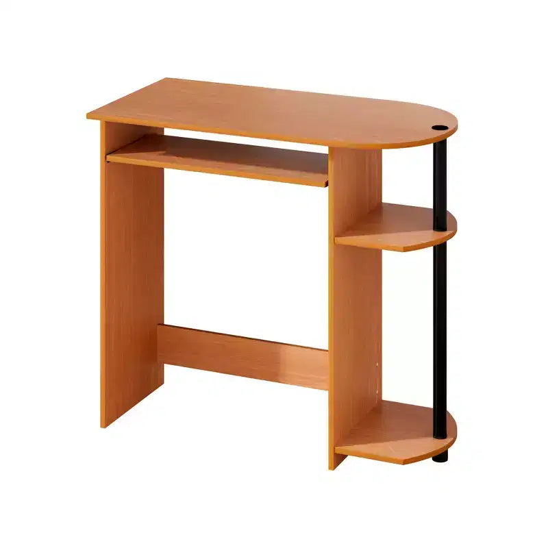 15" Wide Computer Desk with Keyboard Tray & 2 Compartments