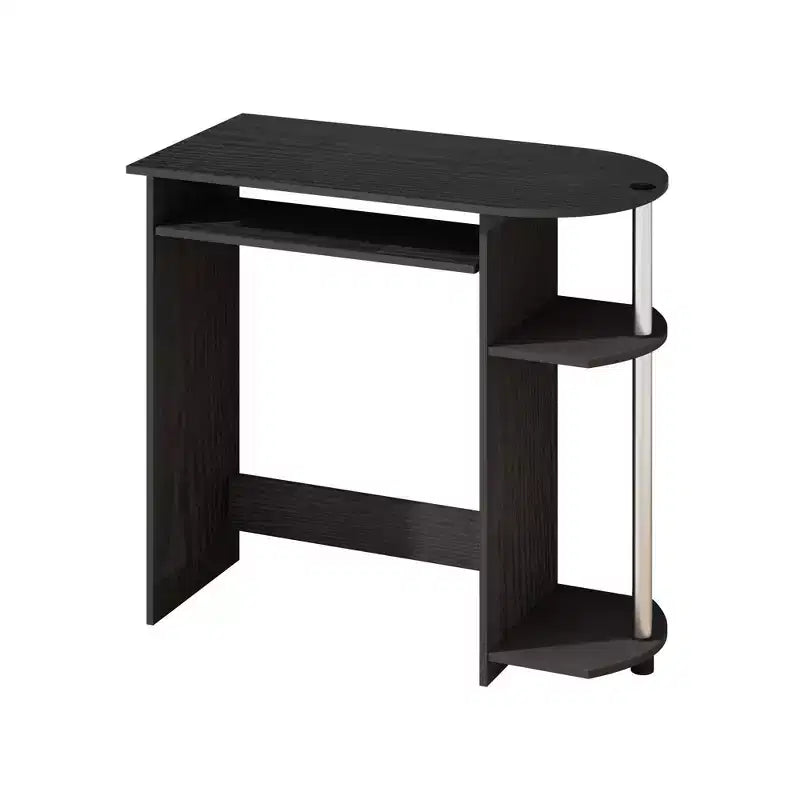15" Wide Computer Desk with Keyboard Tray & 2 Compartments