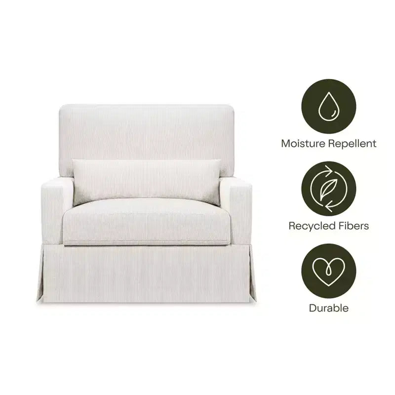 Pillowback Chair and a Half Comfort Swivel Glider