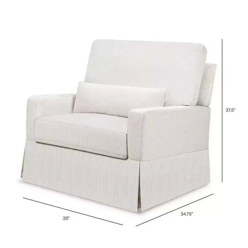 Pillowback Chair and a Half Comfort Swivel Glider