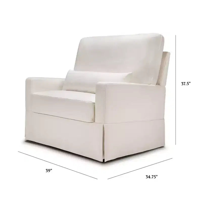 Pillowback Chair and a Half Comfort Swivel Glider