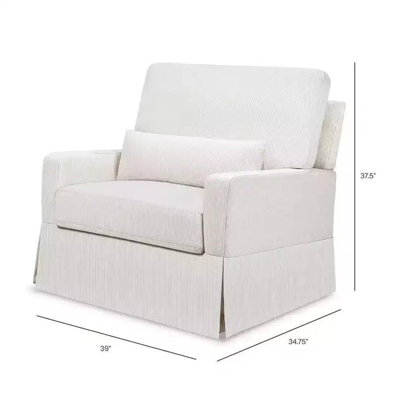 Pillowback Chair and a Half Comfort Swivel Glider