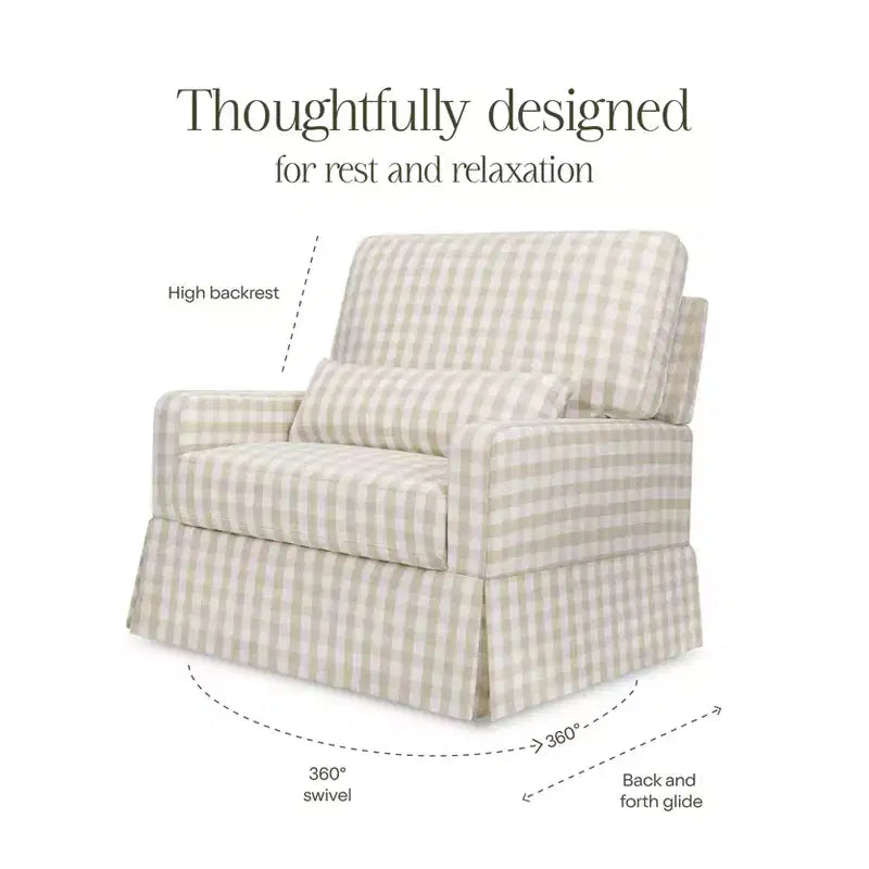 Pillowback Chair and a Half Comfort Swivel Glider