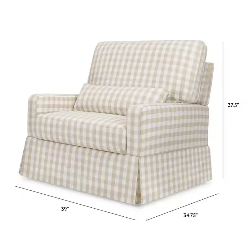 Pillowback Chair and a Half Comfort Swivel Glider