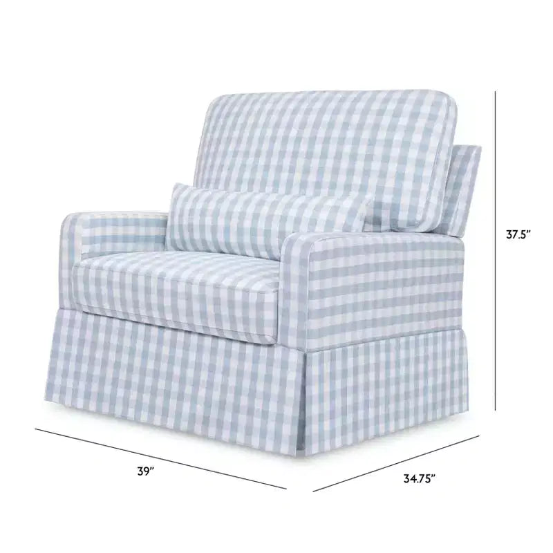 Pillowback Chair and a Half Comfort Swivel Glider