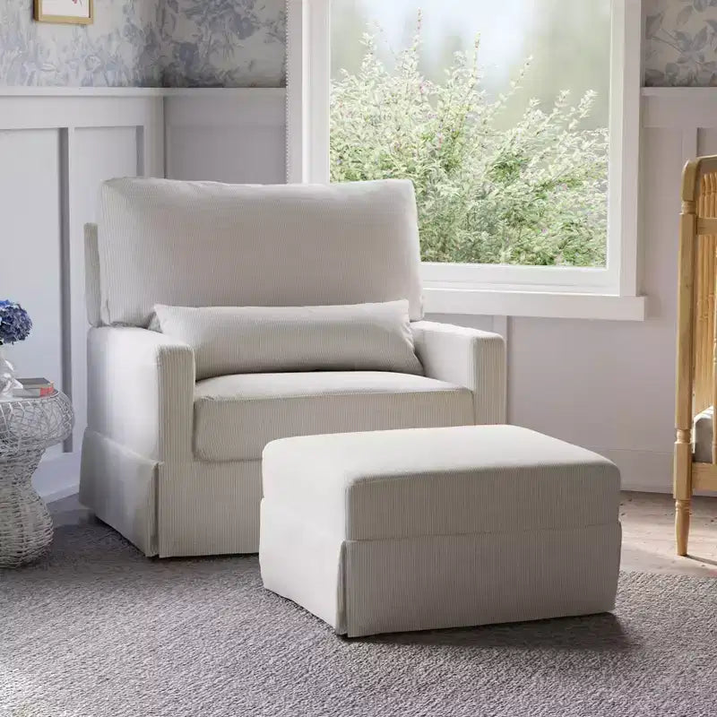 Pillowback Chair and a Half Comfort Swivel Glider