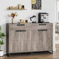 2 Drawers and 4 Doors, Sideboard Buffet CabinetCoffee Bar Buffet Table for Kitchen,