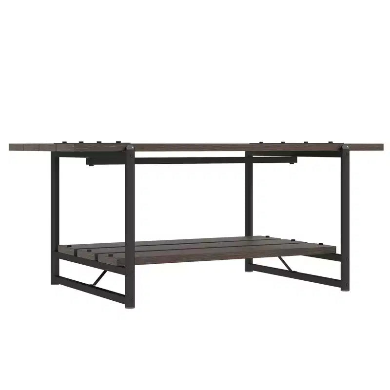 2-Tier Coffee Table for Living Room - Small Space Center Table