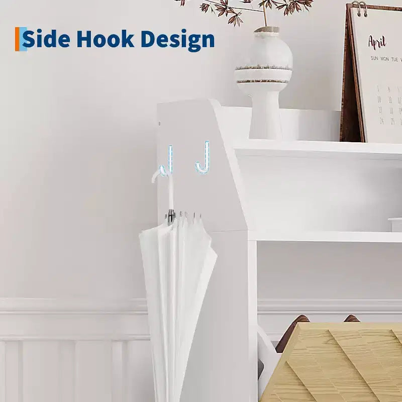 Ultra Slim Shoe Cabinet with 3 Flip Drawers – Freestanding Entryway Organizer