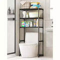 Three-Tier Metal Toilet Shelf, Freestanding Space-Saving Toilet Storage Rack, Tall Bathroom Shelf, Suitable for Toilets Bathrooms, Laundry Rooms