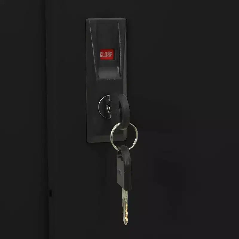 Filing Cabinet Lockable Storage with Sliding Door Steel