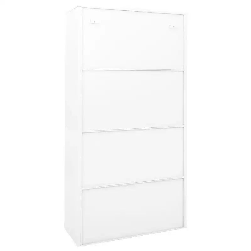 Filing Cabinet Lockable Storage with Sliding Door Steel