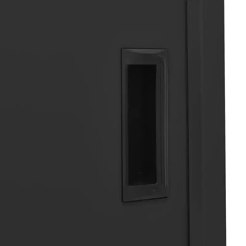 Filing Cabinet Lockable Storage with Sliding Door Steel