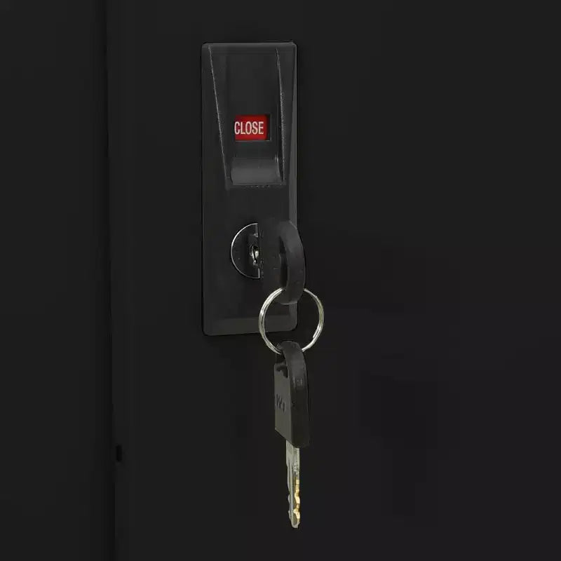 Filing Cabinet Lockable Storage with Sliding Door Steel