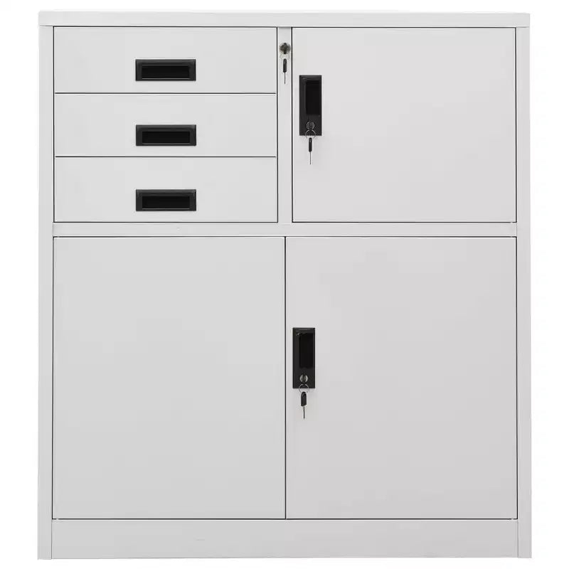 Steel Filing Cabinet with Lock for Home Office