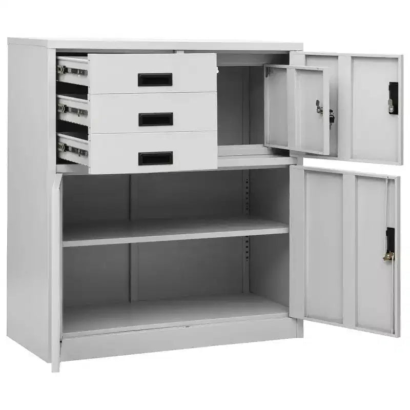 Steel Filing Cabinet with Lock for Home Office