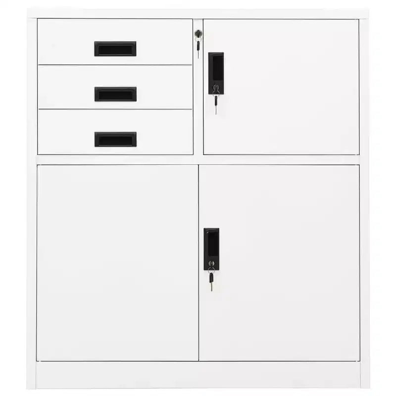 Steel Filing Cabinet with Lock for Home Office