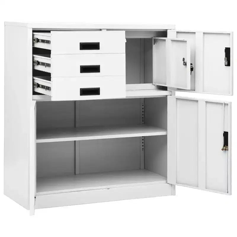 Steel Filing Cabinet with Lock for Home Office