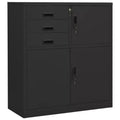 Steel Filing Cabinet with Lock for Home Office