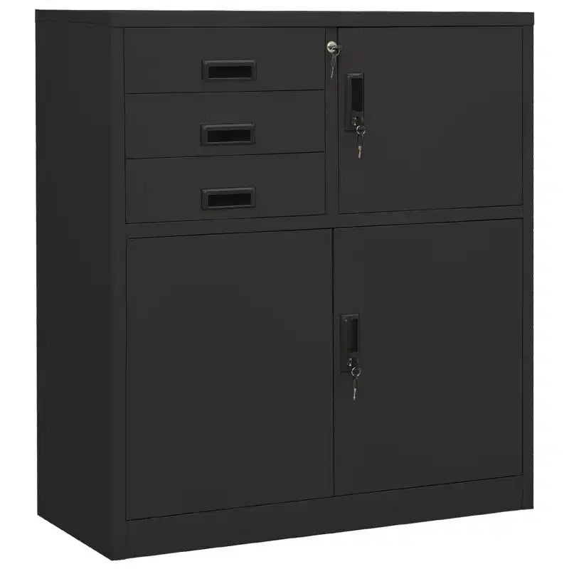 Steel Filing Cabinet with Lock for Home Office