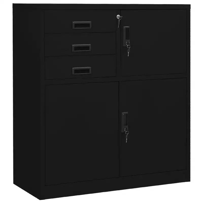 Steel Filing Cabinet with Lock for Home Office