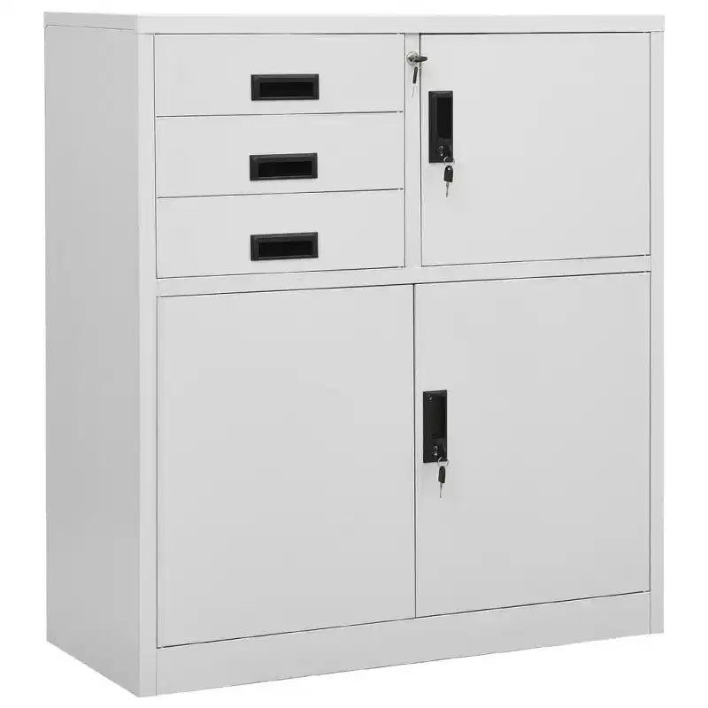 Steel Filing Cabinet with Lock for Home Office