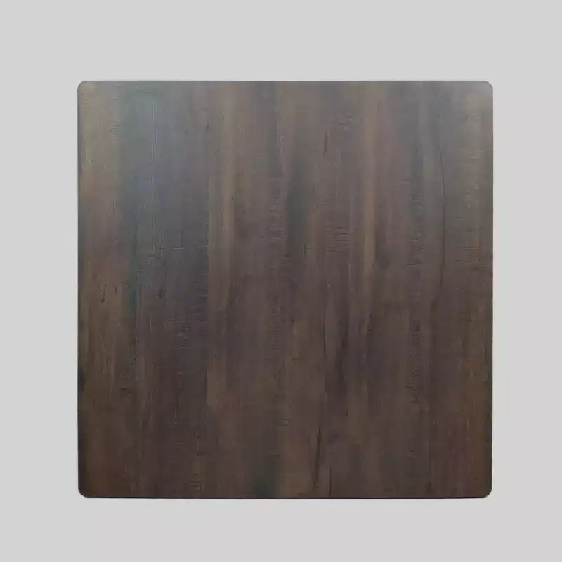 Modern Rectangle Bar Table Walnut Finish - Chic High-Top, Pub Style, Seats 4