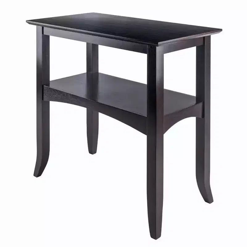 Winsome Camden Console Table Coffee: Traditional Style, Fixed Shelf, Wood Composite Frame, for Entryway or Living Room