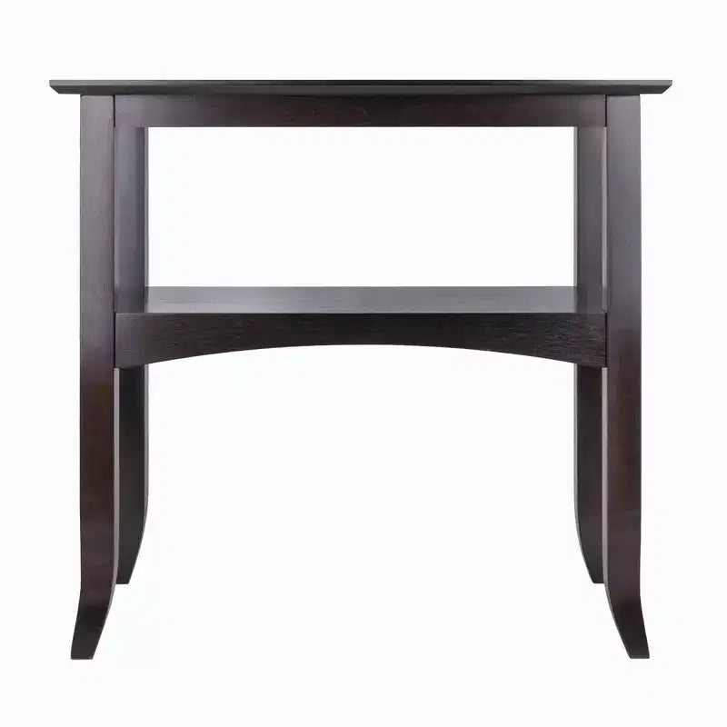 Console Table Coffee: Traditional Style, Fixed Shelf, Wood Composite Frame, for Entryway or Living Room