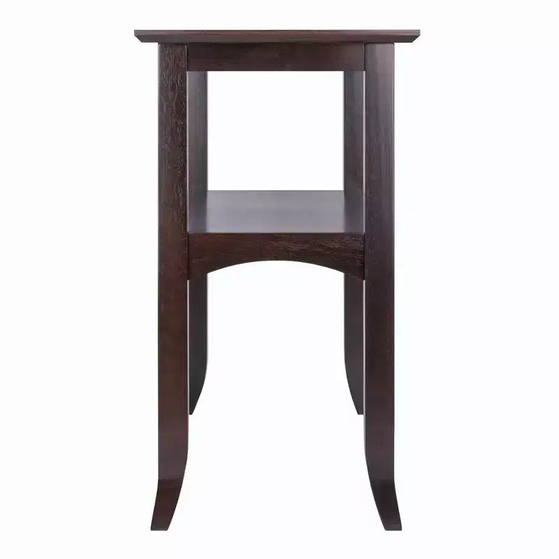 Console Table Coffee: Traditional Style, Fixed Shelf, Wood Composite Frame, for Entryway or Living Room