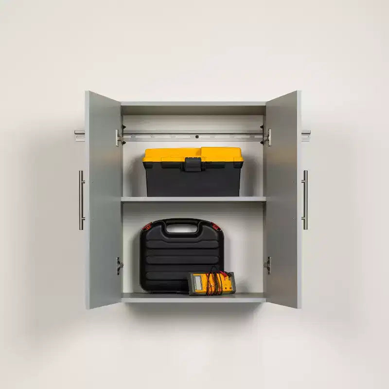 Upper Storage Cabinet Light Gray