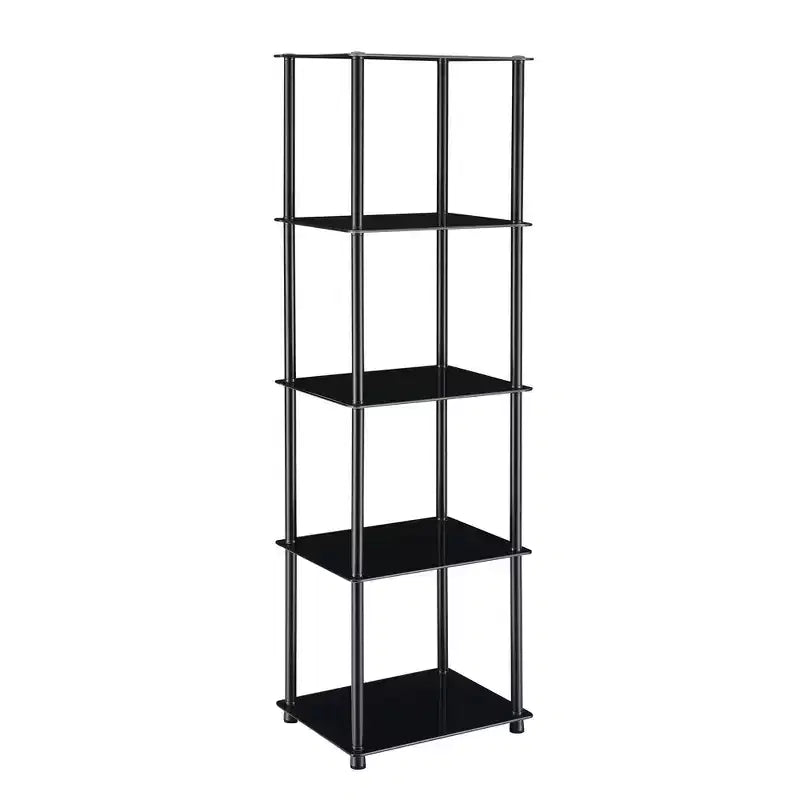 61.25 Breighton Home Brilliance Glass 5-Tier Storage Shelf