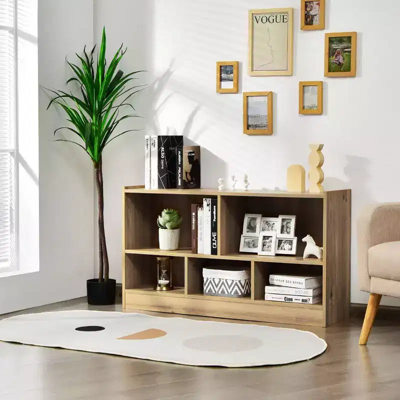 Wooden 5 Cube Children Storage Cabinet Bookcase Toy Storage Kids Rooms Classroom