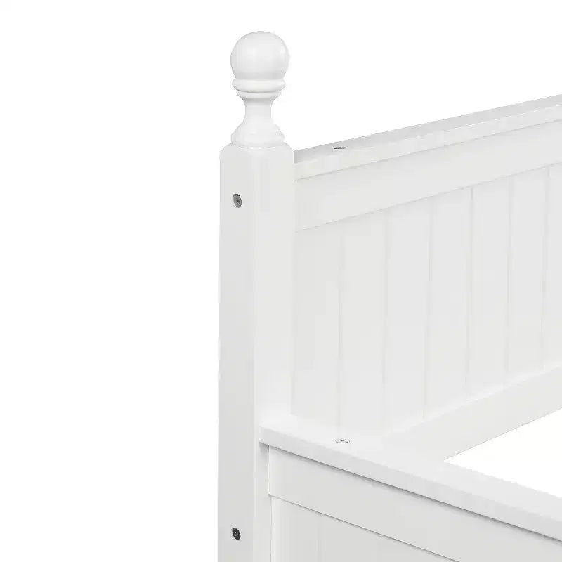 Twin Size Wood Daybed with Trundle Bed
